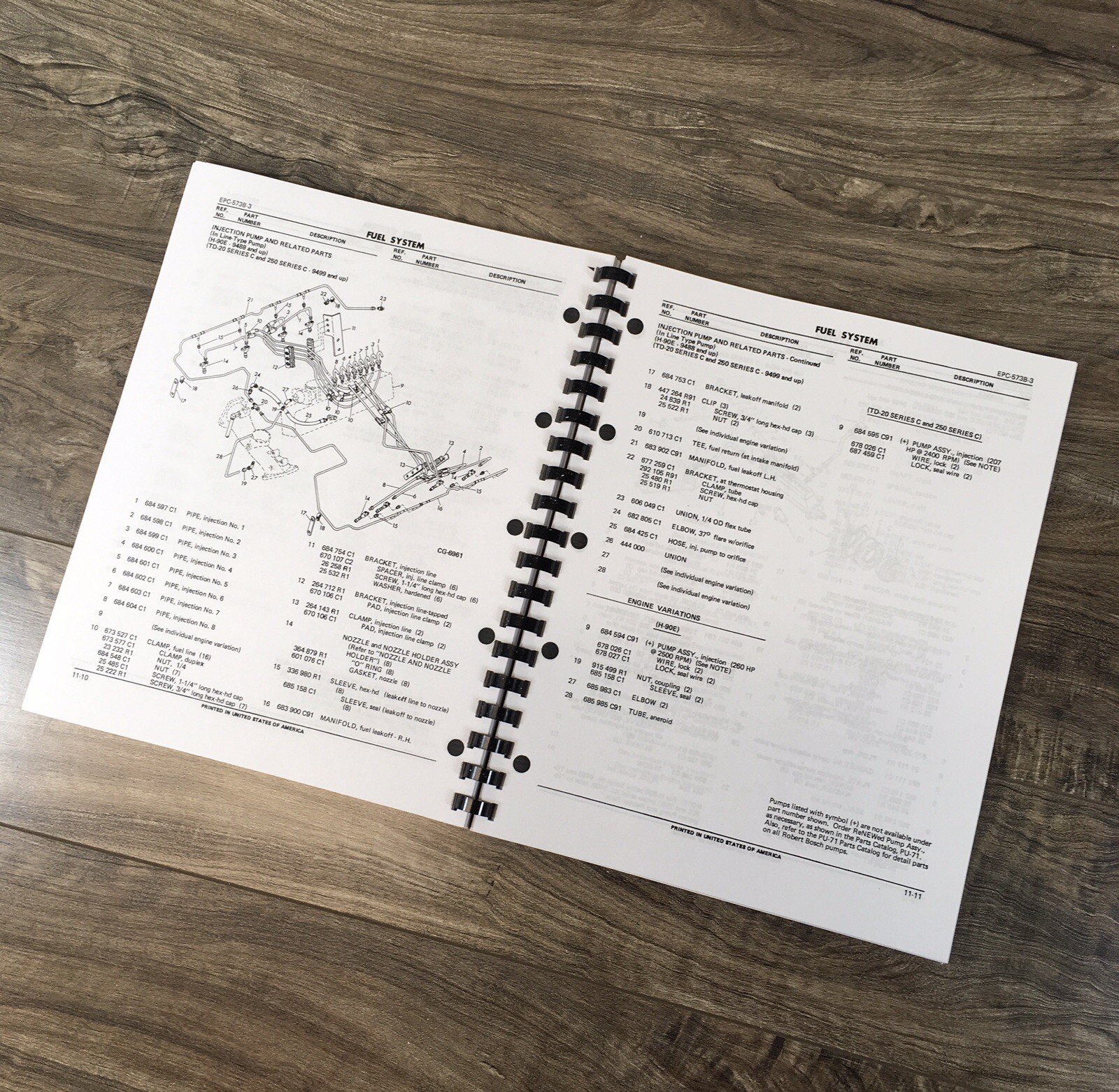 Dresser DVT-573B DVTI-573B Diesel Engine Parts Manual Catalog Book - Image 5