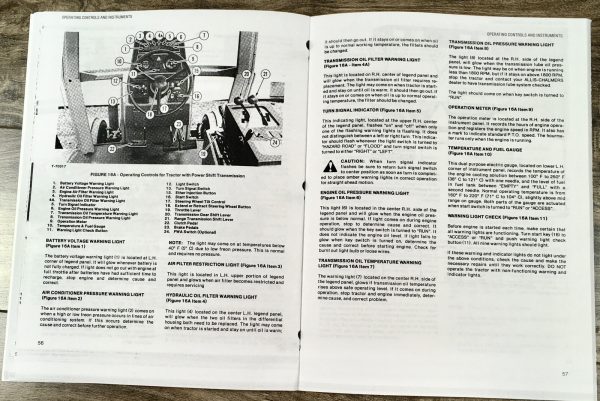 Allis Chalmers 8070 Tractor Service Manual Parts Operators Repair Shop Workshop - Image 24