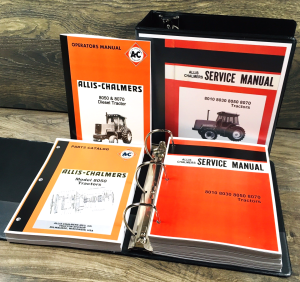 Allis Chalmers 8050 Tractor Service Manual Parts Operators Repair Shop Workshop