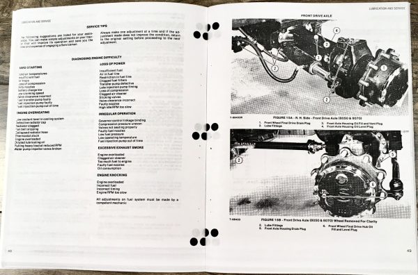 Allis Chalmers 8050 Tractor Service Manual Parts Operators Repair Shop Workshop - Image 23