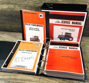 Allis Chalmers 8030 Tractor Service Manual Parts Operators Repair Shop Workshop