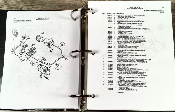 Allis Chalmers 8050 Tractor Service Manual Parts Catalog Repair Shop Workshop - Image 21
