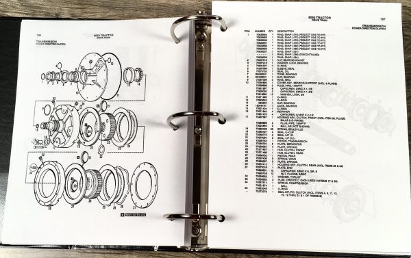 Allis Chalmers 8050 Tractor Service Manual Parts Catalog Repair Shop Workshop - Image 22