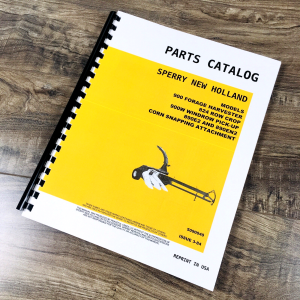 New Holland 890E2 and 890EN2 Corn Snapping Attachment Parts Manual Catalog Book