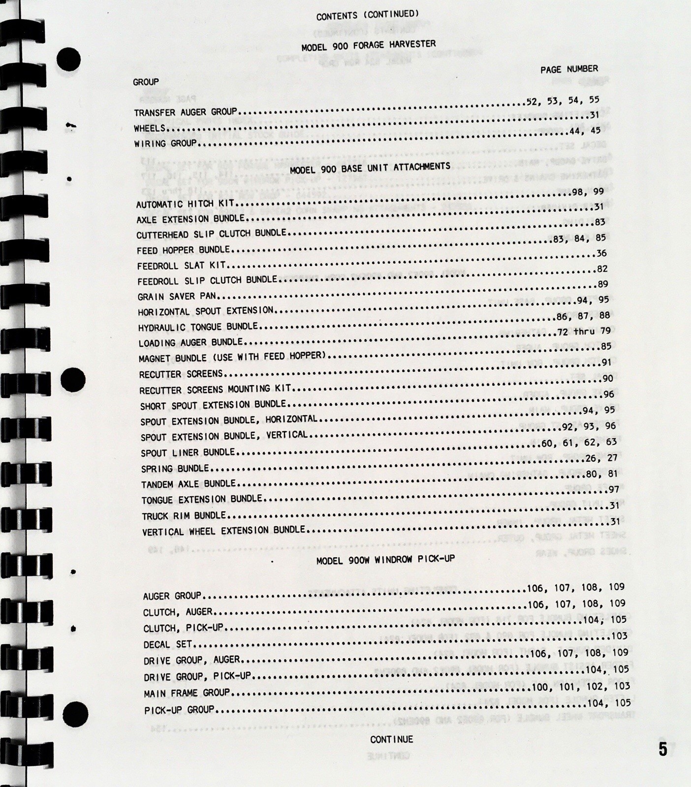 New Holland 890E2 and 890EN2 Corn Snapping Attachment Parts Manual Catalog Book - Image 3