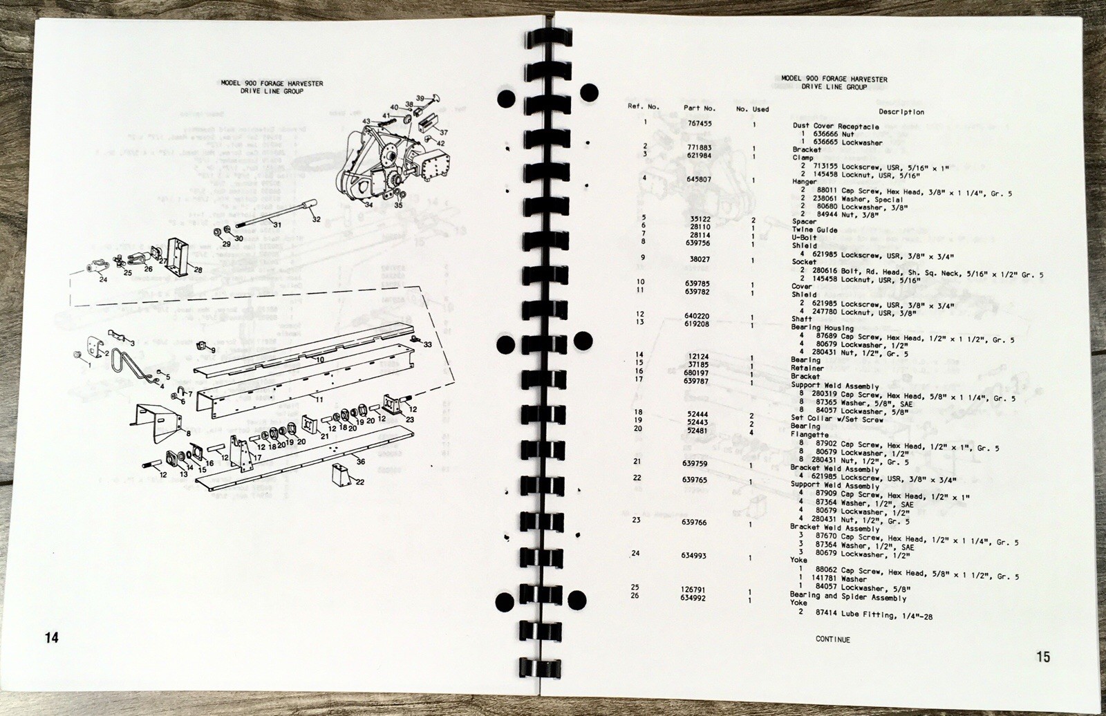 New Holland 890E2 and 890EN2 Corn Snapping Attachment Parts Manual Catalog Book - Image 5