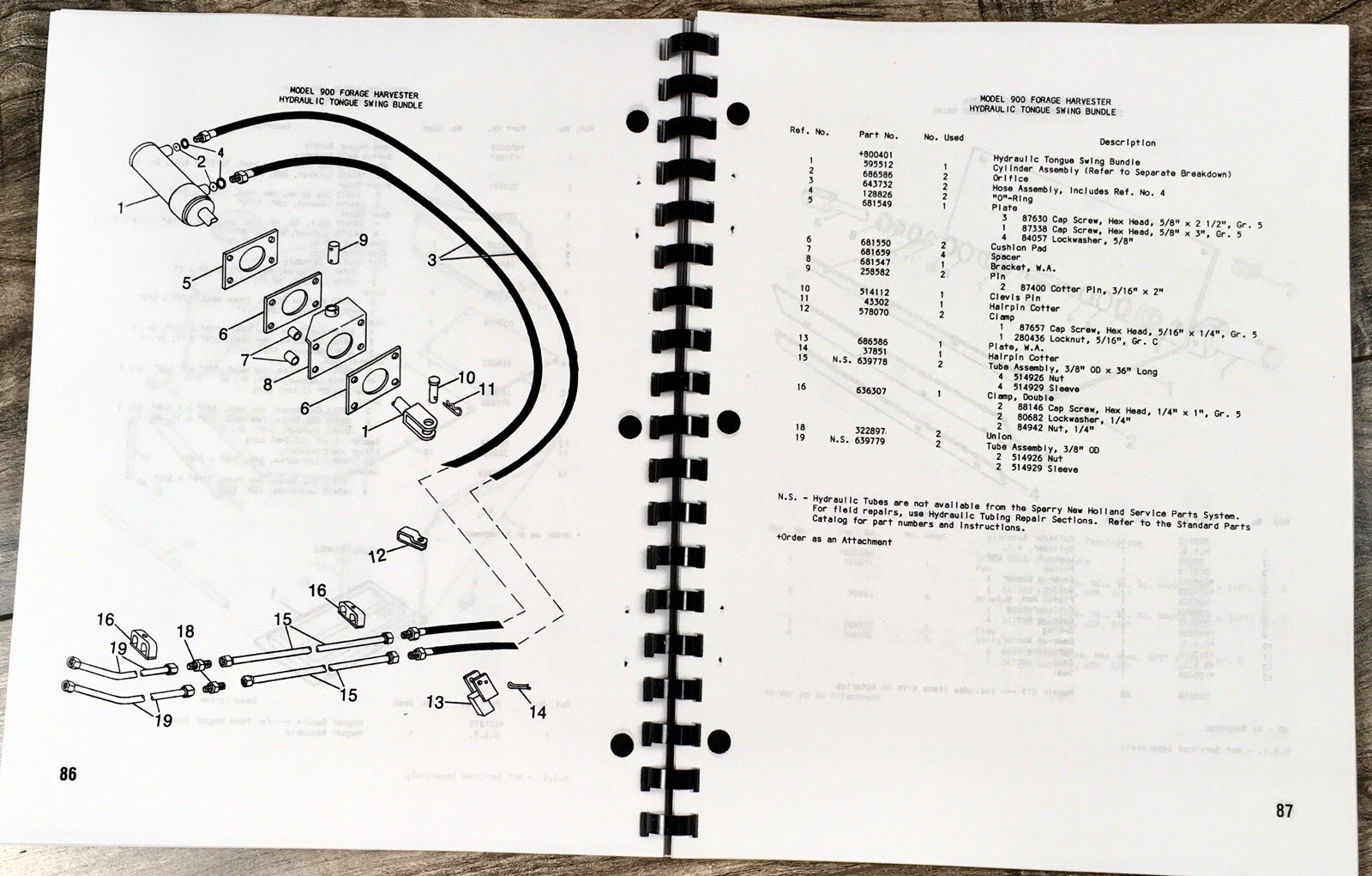 New Holland 890E2 and 890EN2 Corn Snapping Attachment Parts Manual Catalog Book - Image 9