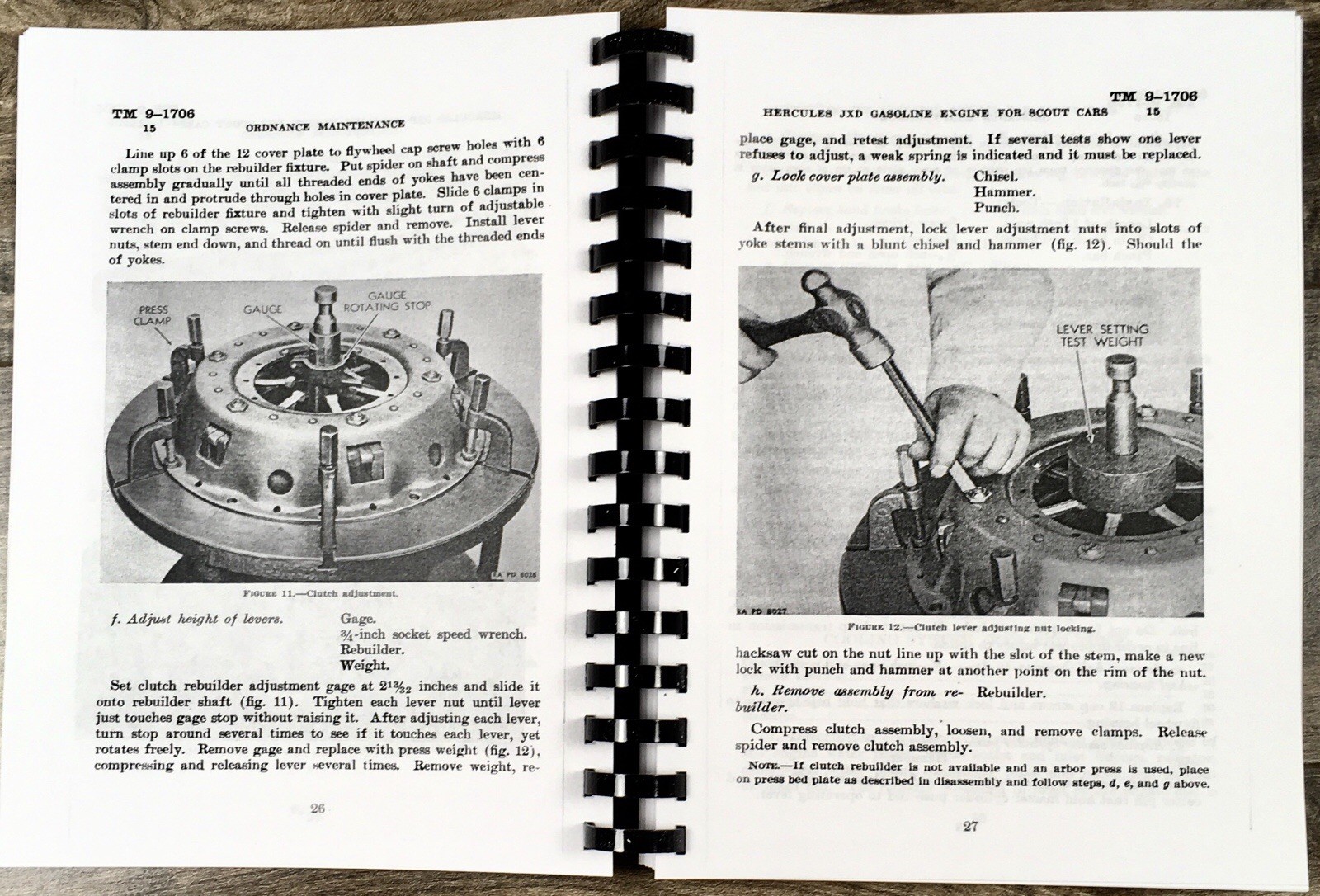 Service Maintenance Manual Hercules JXD Gasoline Engine Fits Scout M3A1 - Image 4