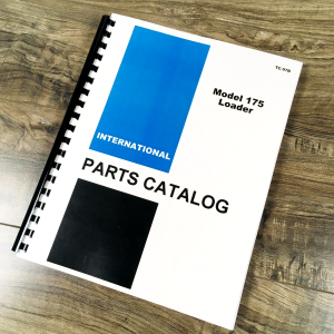 International 175 Crawler Loader Parts Manual Catalog Book Assembly 6001-9600