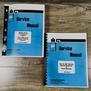 International 175 Crawler Loader Service Manual Set Repair Shop Workshop Book