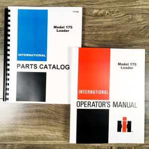 International 175 Crawler Loader Parts Catalog Operators Manual Set Owners Book