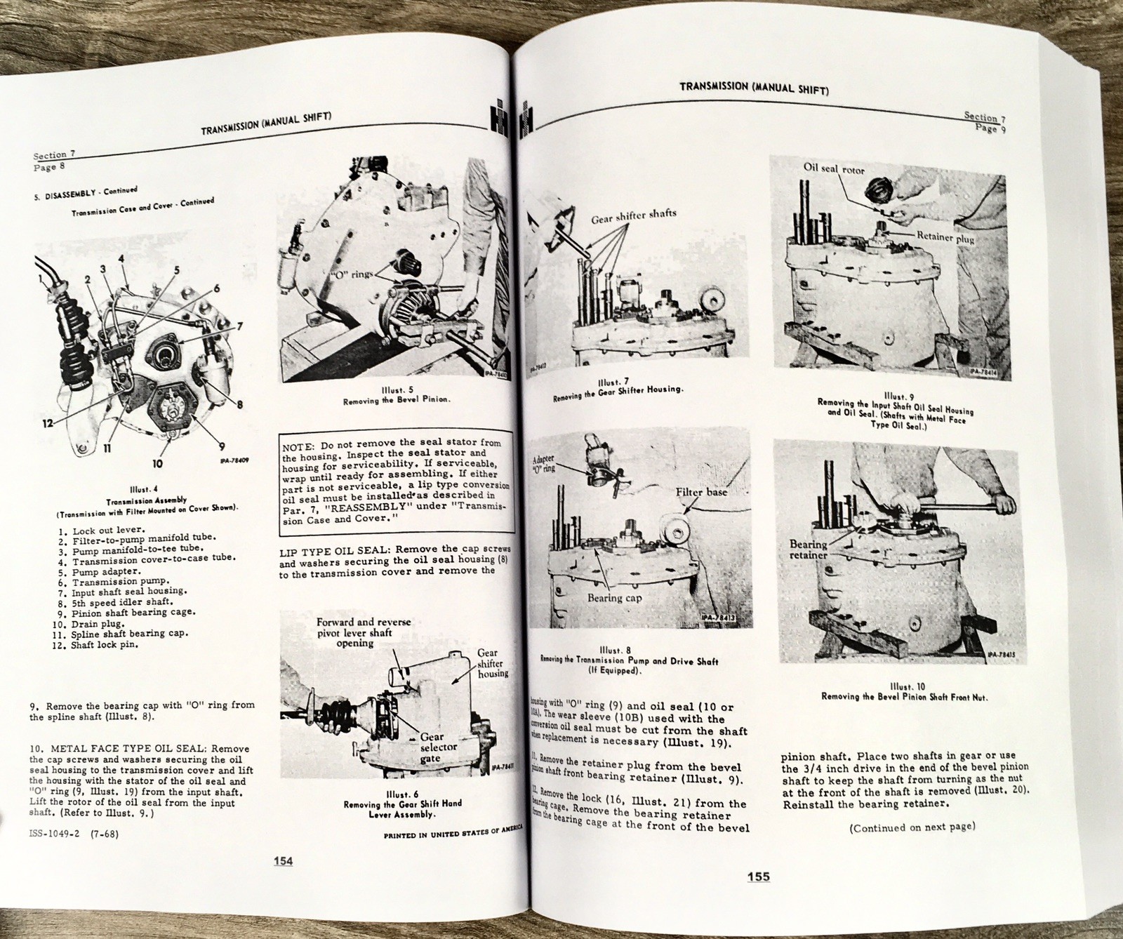 International 175 Crawler Loader Service Manual Parts Catalog Set Repair Shop - Image 8