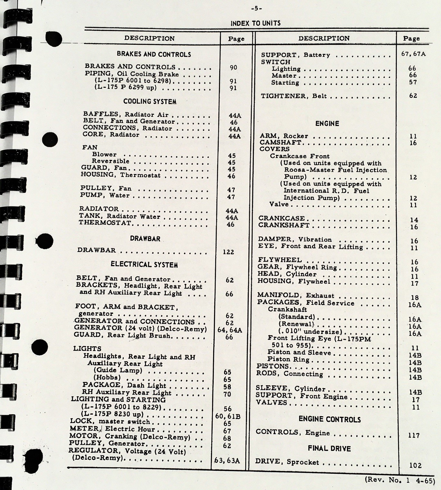 International 175 Crawler Loader Service Manual Parts Catalog Set Repair Shop - Image 10