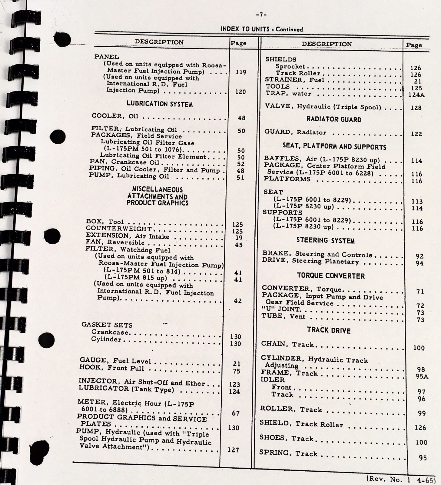 International 175 Crawler Loader Service Manual Parts Catalog Set Repair Shop - Image 12