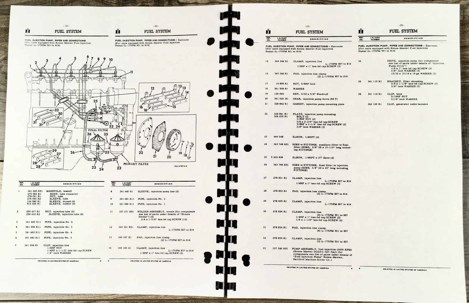 International 175 Crawler Loader Service Manual Parts Catalog Set Repair Shop - Image 15