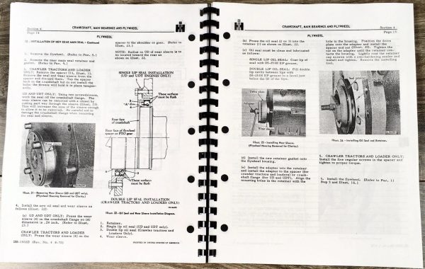 International 175 Crawler Loader Service Manual Parts Catalog Set Repair Shop - Image 22