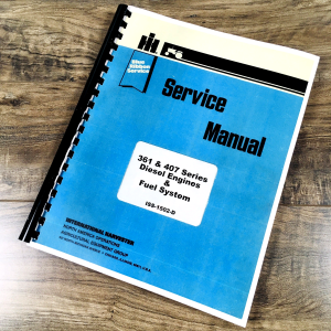 International DT361 Diesel Engine Service Repair Manual 175 175B Crawler Loader