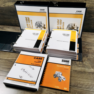 Case 1490 Tractors Service Manual Parts Catalog Operators Owners Repair Shop Set