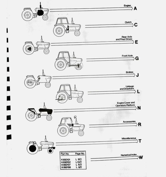 Case 1490 Tractors Service Manual Parts Catalog Operators Owners Repair Shop Set - Image 6