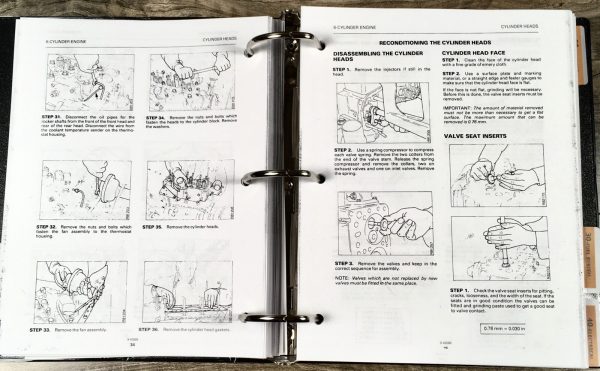 Case 1490 Tractors Service Manual Parts Catalog Operators Owners Repair Shop Set - Image 21