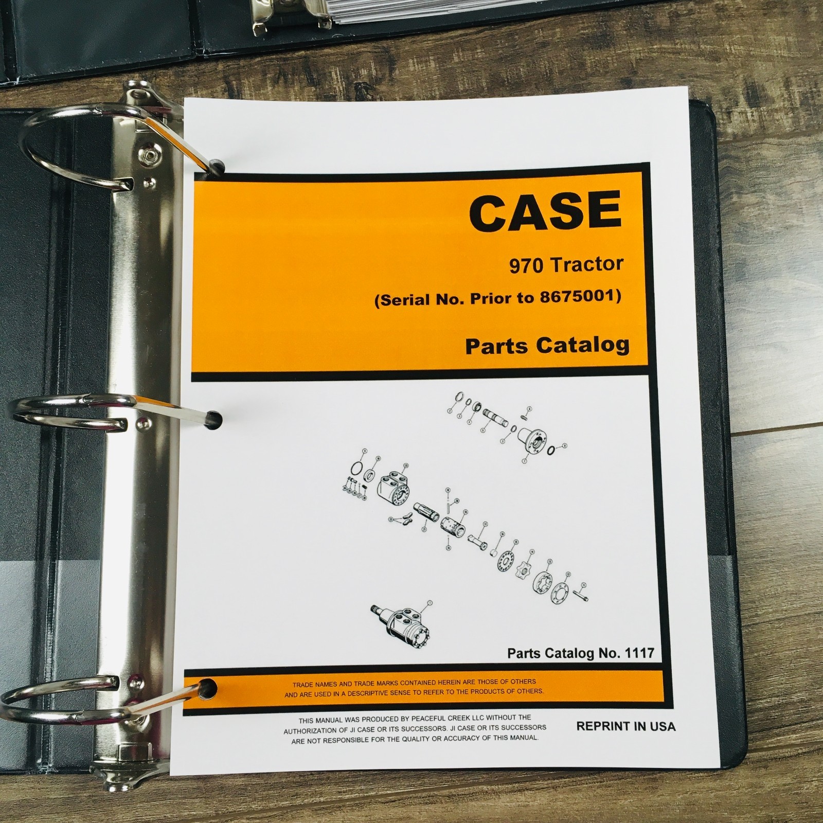 Case 970 Tractor Service Manual Parts Catalog Set Repair Shop Prior to 8675001 - Image 11