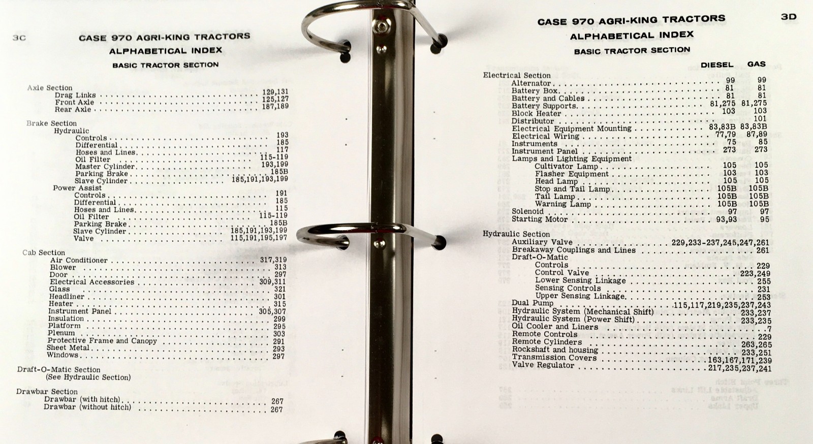 Case 970 Tractor Service Manual Parts Catalog Set Repair Shop Prior to 8675001 - Image 14