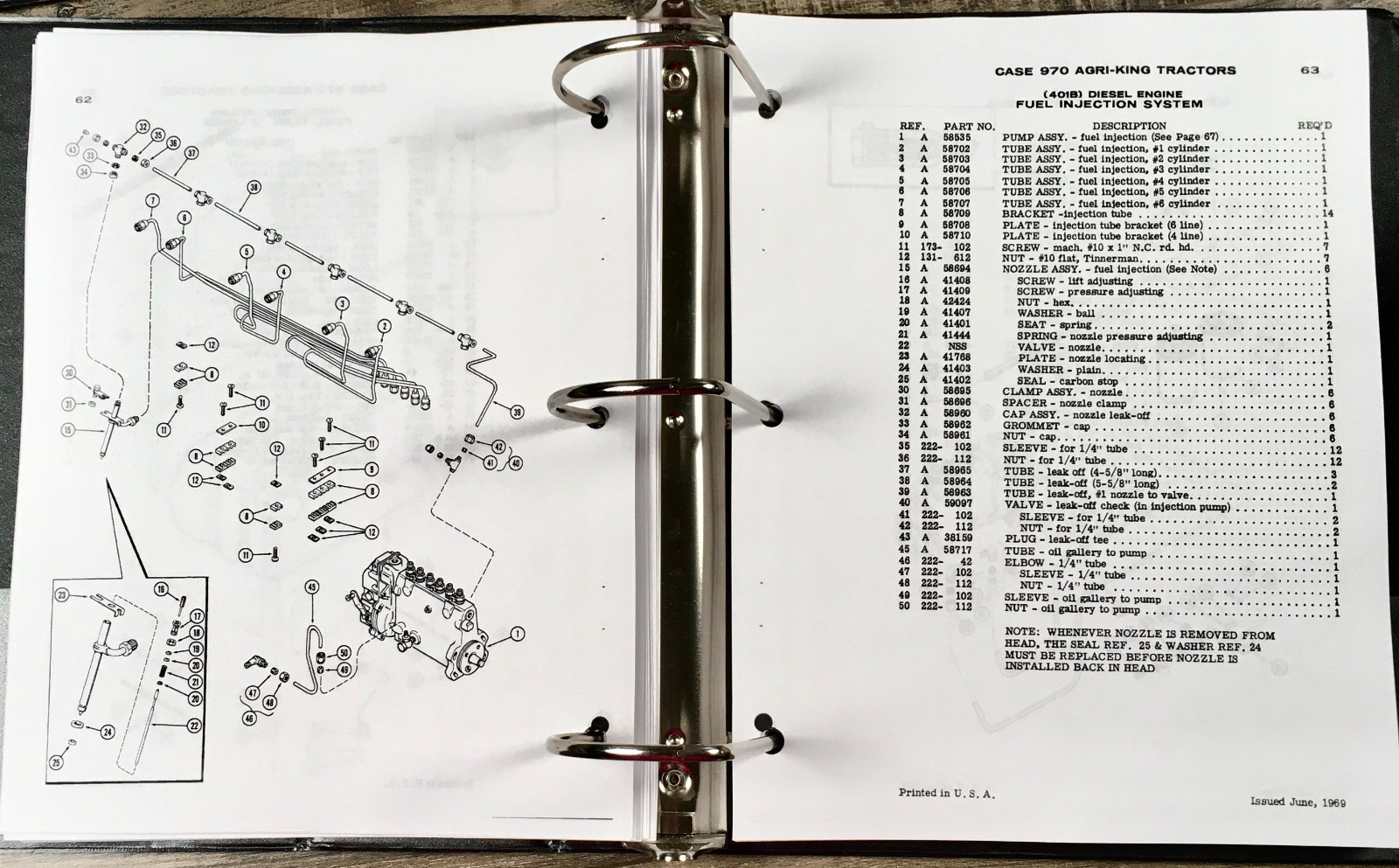 Case 970 Tractor Service Manual Parts Catalog Set Repair Shop Prior to 8675001 - Image 20