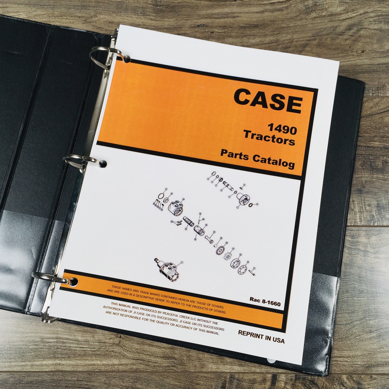 Case 1490 Tractors Service Manual Parts Catalog Repair Shop Set Workshop Book - Image 19