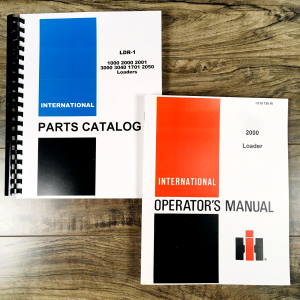 International 2000 Tractor Loader Parts Operators Manual Set Catalog Owners