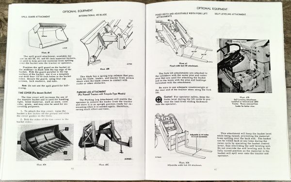 International 2000 Tractor Loader Parts Operators Manual Set Catalog Owners - Image 22