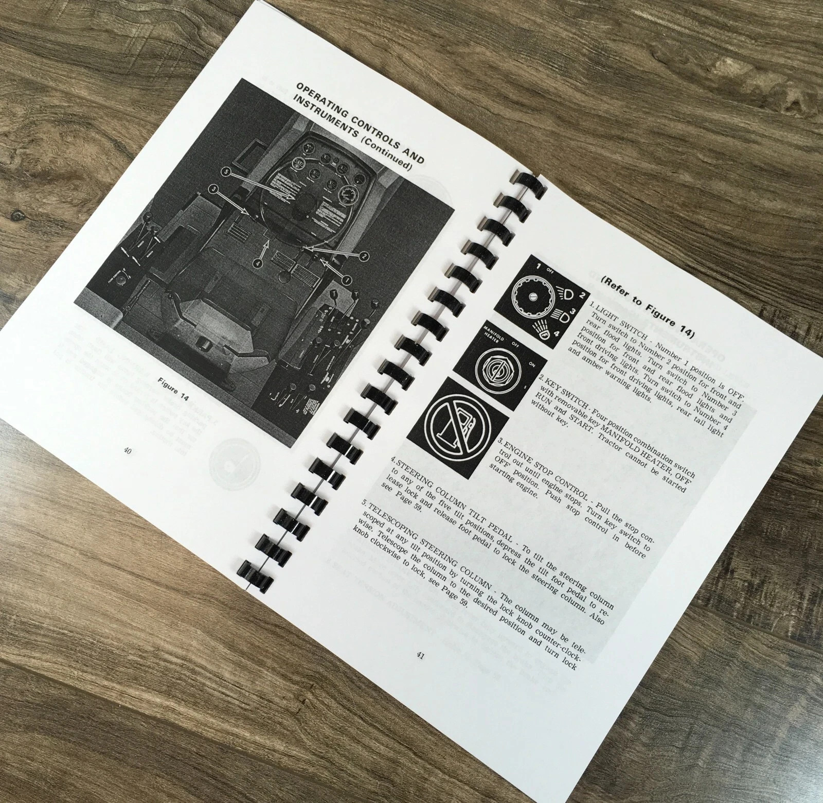 Case 1270 Tractor Parts Catalog Operators Manual Owners Set Prior to 8712001 - Image 14