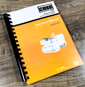Case 1150 Diesel Crawler Operators Manual Owners Maintenance 7106801-7108999