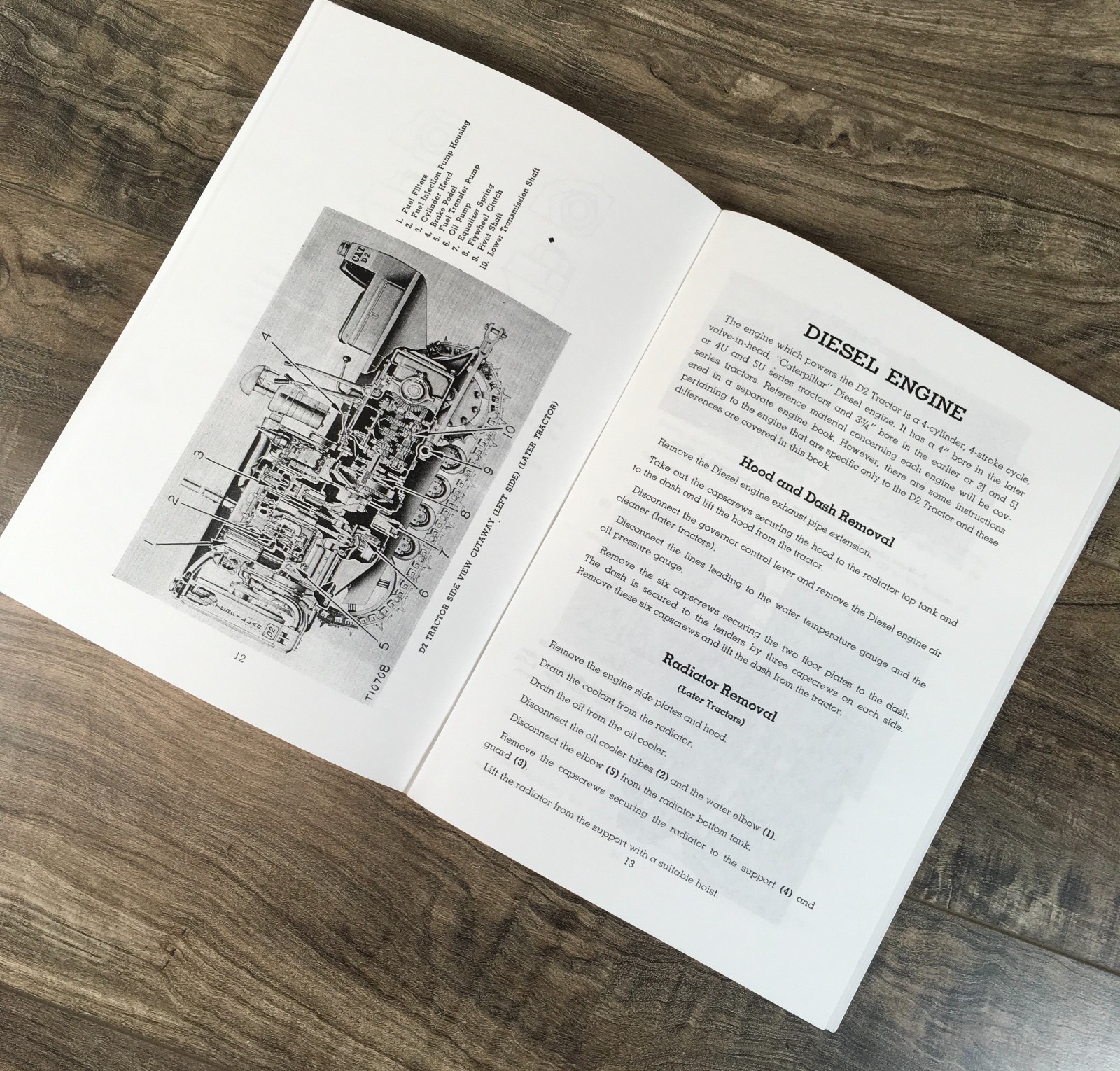 Service Repair Parts Manual Set For Caterpillar D2 Crawler Tractor 5J3501-Up - Image 12