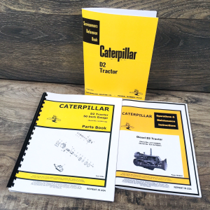 Service Parts Operators Manual Set For Caterpillar D2 Tractor 5J3501-5J18561