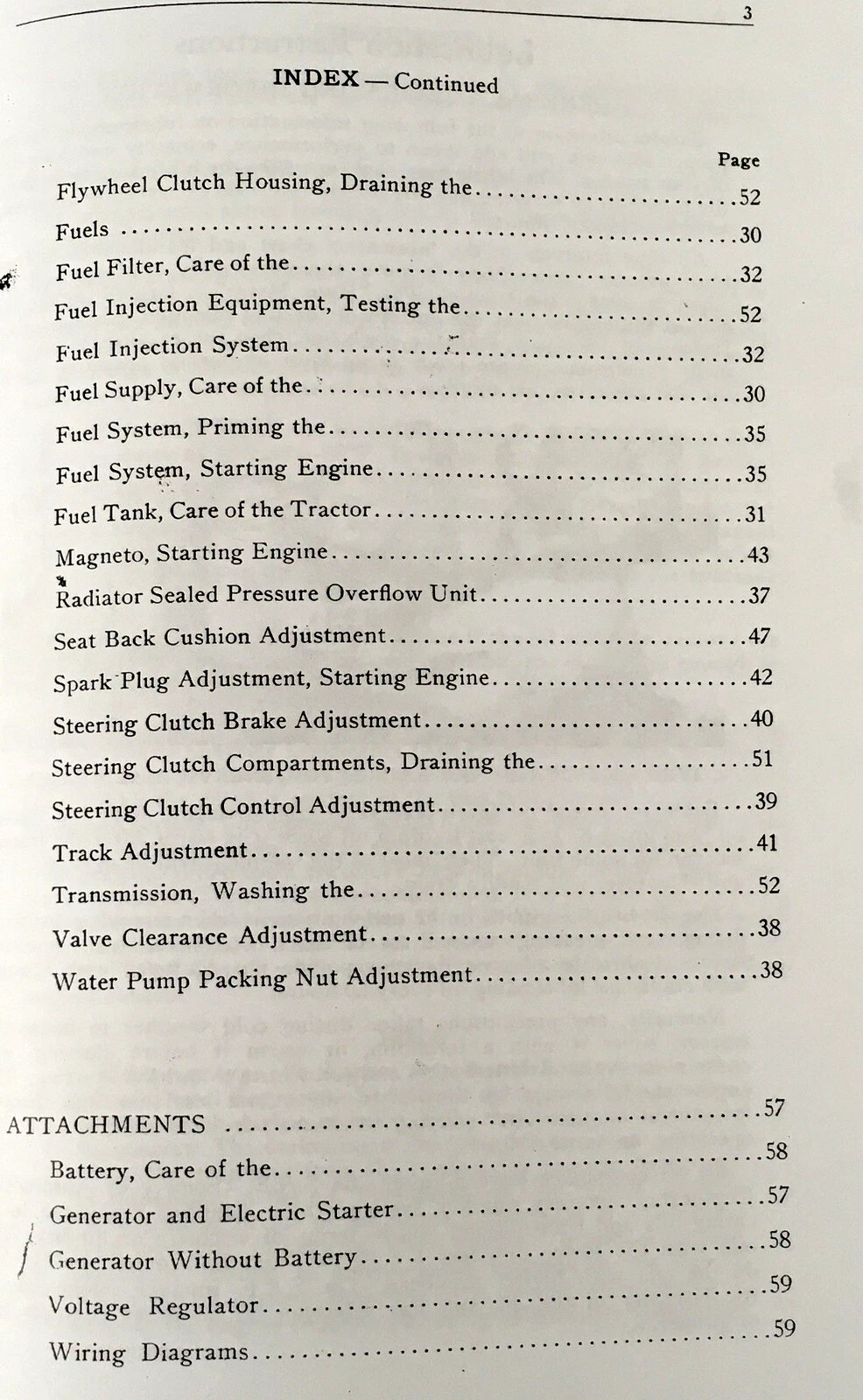 Service Parts Operators Manual Set For Caterpillar D2 Tractor 5J3501-5J18561 - Image 3