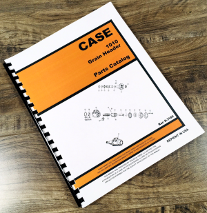 Case IH 1010 Grain Header Parts Manual Catalog Book Assembly Schematic Views