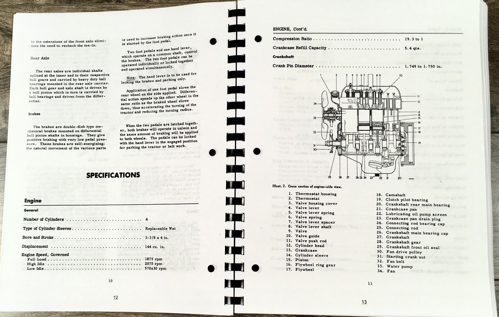 Master International B-275 Service Manual Repair Shop Book Workshop 15 volumes - Image 11