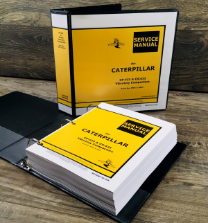 Service Manual For Caterpillar CP-433 CS-433 Vibratory Compactors Technical