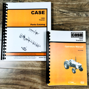 Case David Brown 1294 Parts Catalog Operators Manual Owners Set Assembly Book