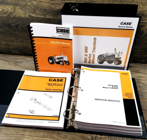 Case 1294 Tractor Service Manual Parts Catalog Operators Repair Shop Workshop