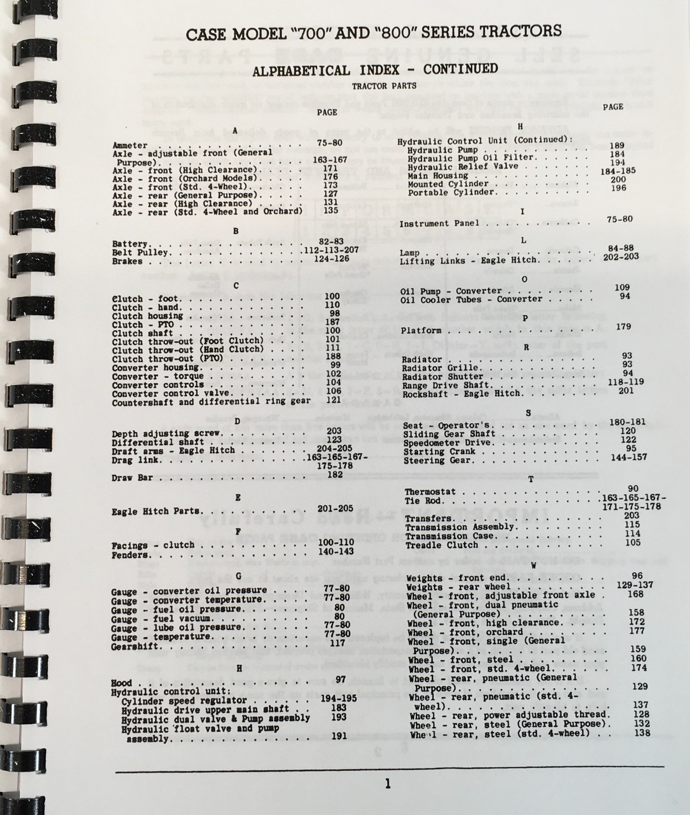 Case 700 Series 710B 712B 713B Gas Tractor Parts Catalog Operators Manual Set - Image 3