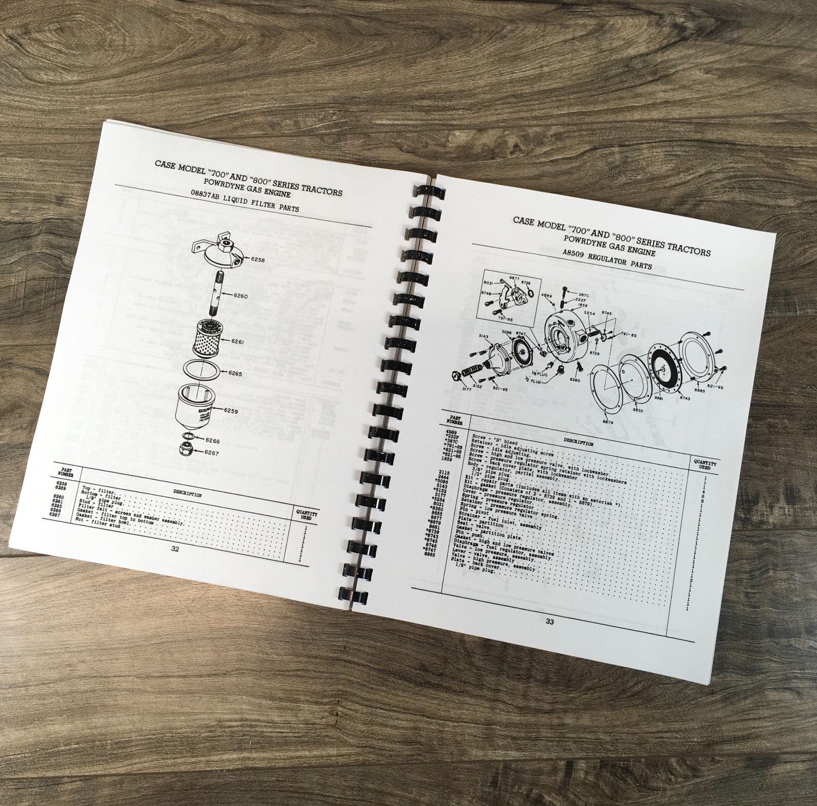 Case 700 Series 710B 712B 713B Gas Tractor Parts Catalog Operators Manual Set - Image 7