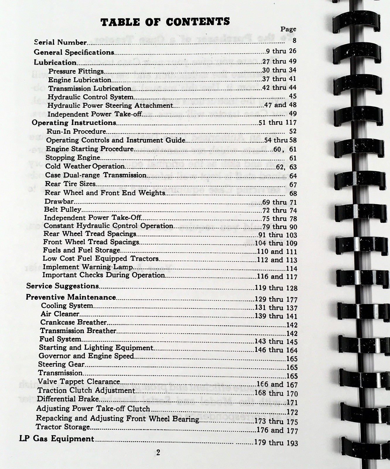 Case 700 Series 710B 712B 713B Gas Tractor Parts Catalog Operators Manual Set - Image 10