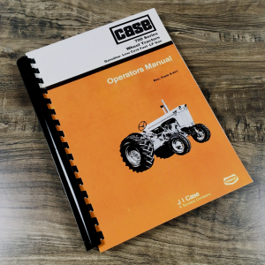 Case 700B 710B 712B 713B Gasoline Tractor Operators Manual Owners Book