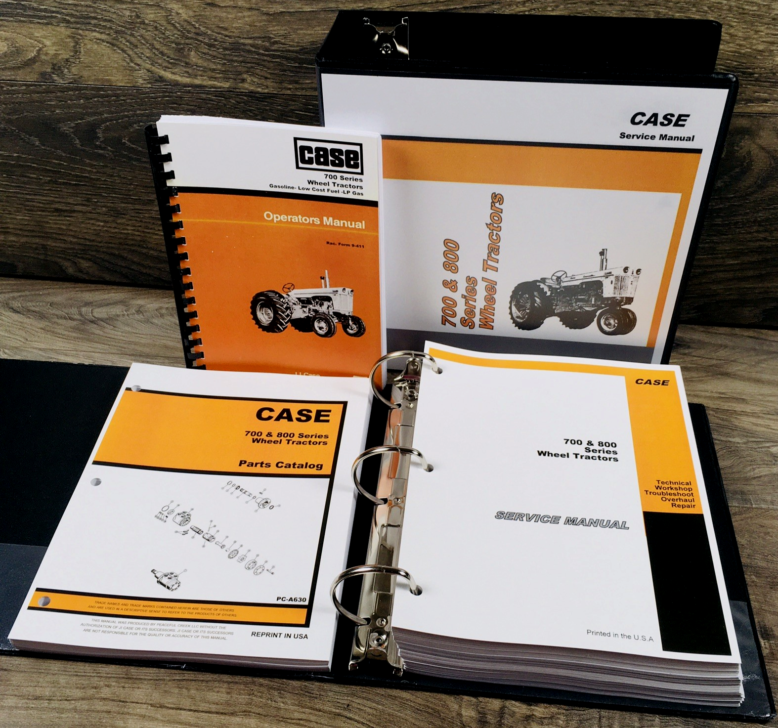 Case 700B 710B 711B 712B 713B Gasoline Tractor Service Manual Parts Operators