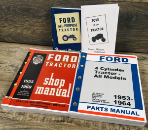 Ford 4000 4 Cyl. LP-Gas Tractor Service Repair Operators Parts Shop Manual Book