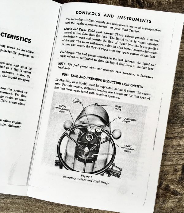 Ford 4000 4 Cyl. LP-Gas Tractor Service Repair Operators Parts Shop Manual Book - Image 24
