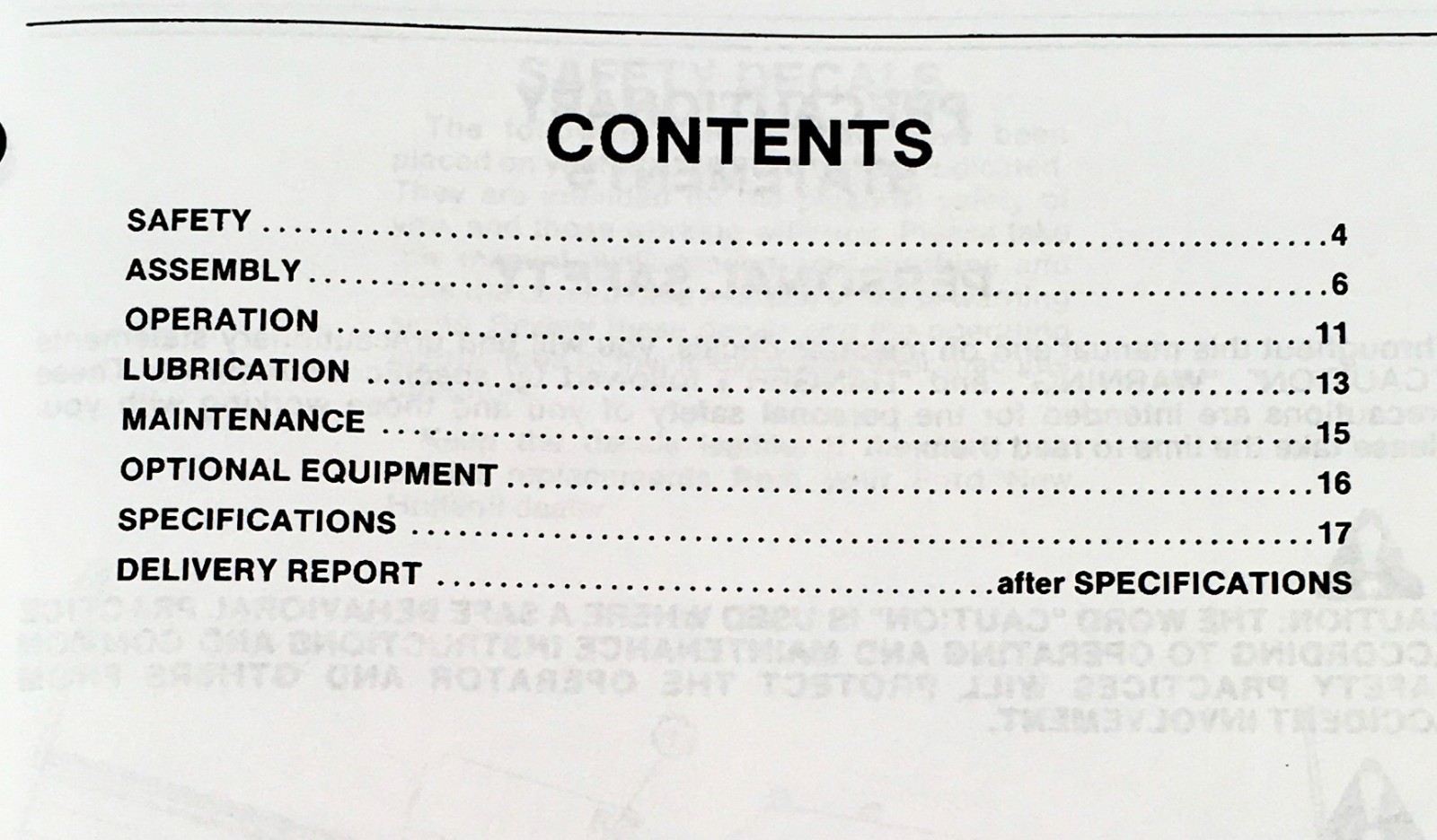 New Holland 144 Windrow Inverter Operators Manual Owners Book Maintenance - Image 2