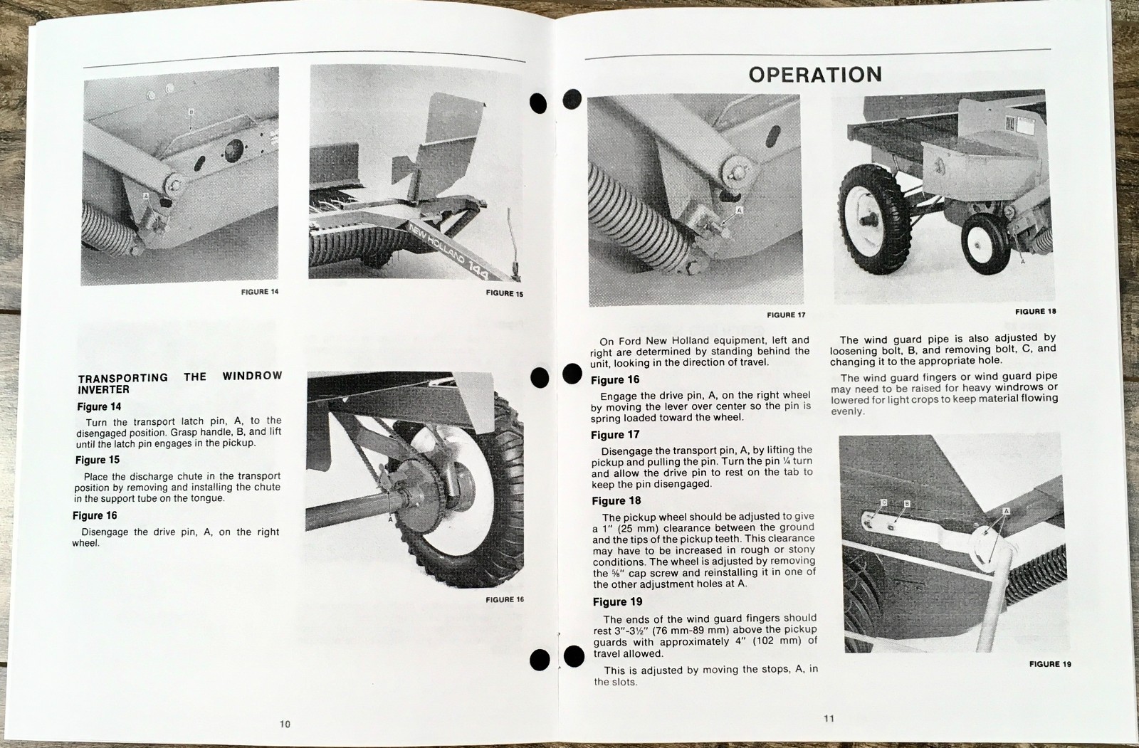 New Holland 144 Windrow Inverter Operators Manual Owners Book Maintenance - Image 4