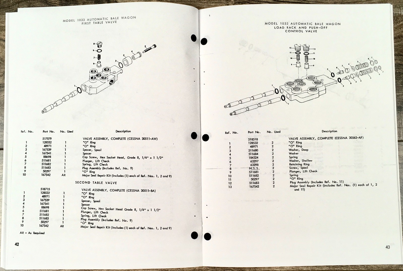 New Holland 1033 Bale Wagon Parts Catalog Operators Manual Set Schematic Views - Image 8